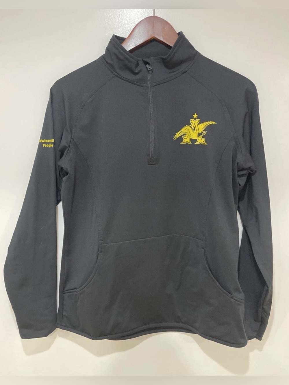 Rare Anheuser Busch Employee Sportek Womens Quarter Zip Medium Baldwinsville